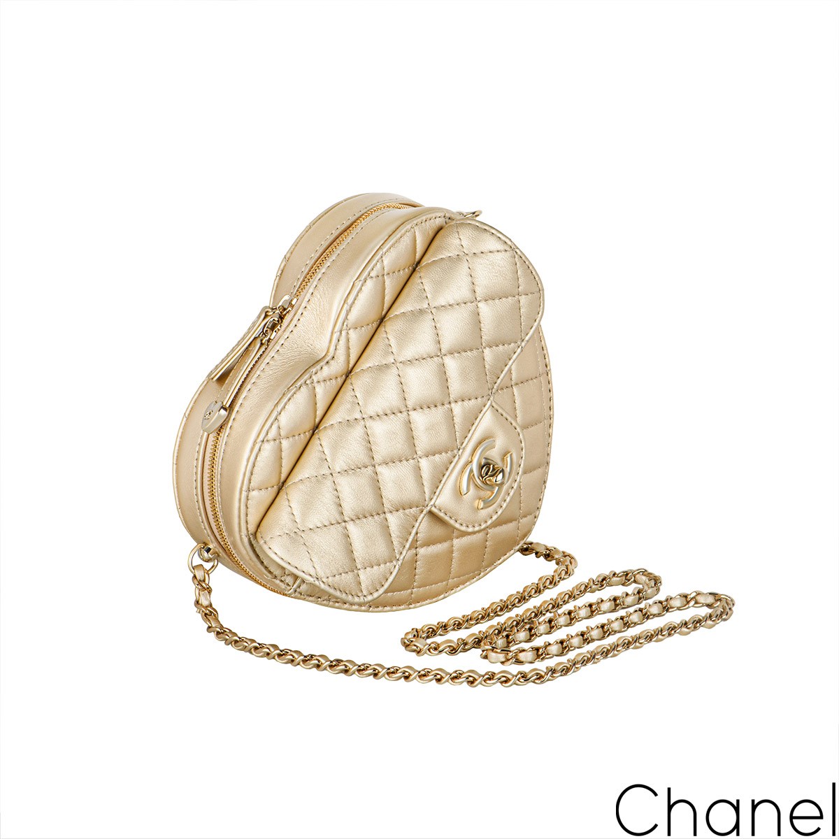 Chanel Gold Heart Bag